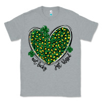 Heather Grey not lucky just blessed Classic Tee - MaliasSmallBusiness