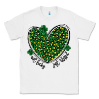 White not lucky just blessed Classic Tee - MaliasSmallBusiness