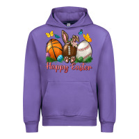 Tulip Happy Easter Sports With Butterfly Urban Hoodie - BundleAndBundleShop