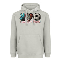Moon Dust Peace love Soccer Heavyweight Hoodie - HowdyJamesFarm