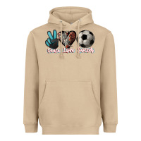 Mushroom Peace love Soccer Heavyweight Hoodie - HowdyJamesFarm