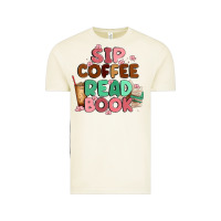 Vintage Arctic sip coffee read book Vintage Tee - MaliasSmallBusiness