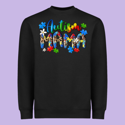 Autism Mama Heavyweight Sweatshirt Designed By Maliassmallbusiness