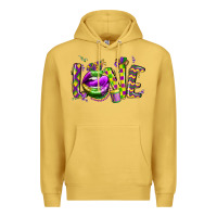 Antique Gold mardi gras love lips Premium Hoodie - CowGirlArtShop