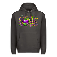 Smoke mardi gras love lips Premium Hoodie - CowGirlArtShop