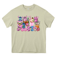 Mossy stitch and lilo pink christmas coffee cups Heavy Core Tee - AdoDesignShop