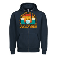 Navy Halloween Zozo The One Where We Were Quarantined Zipper Hoodie - Bettercallsaul