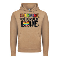 Vintage Coffee everyone deserves love Vintage Hoodie - MaliasSmallBusiness