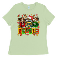 Matcha bus driver chrıstmas Ladies Tee - AdoDesignShop