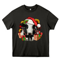 Asphalt christmas holstein Heavy Core Tee - JahusDesignShop