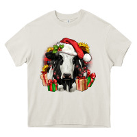 Christmas Holstein Heavy Core Tee | Teevron