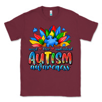 Burgundy autism awareness accept love understand Classic Tee - JahusDesignShop