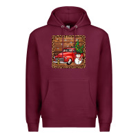 Burgundy christmas truck coaster Premium Hoodie - JahusDesignShop