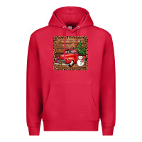 Cardinal christmas truck coaster Premium Hoodie - JahusDesignShop