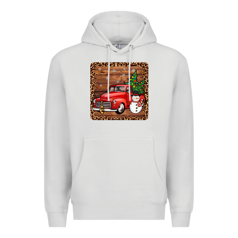 Christmas Truck Coaster Premium Hoodie by JahusDesignShop | Teevron