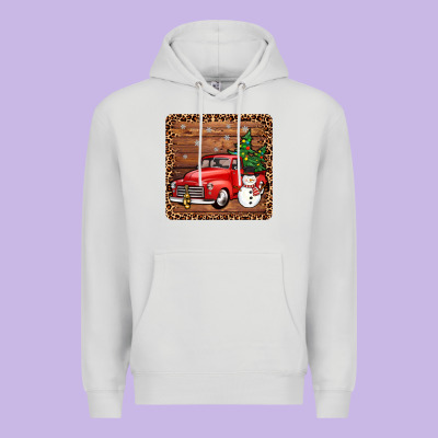 Christmas Truck Coaster Premium Hoodie Designed By Jahusdesignshop
