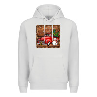 Dove Grey christmas truck coaster Premium Hoodie - JahusDesignShop