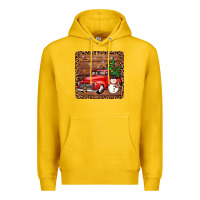 Lemon christmas truck coaster Premium Hoodie - JahusDesignShop