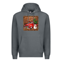 Rock christmas truck coaster Premium Hoodie - JahusDesignShop