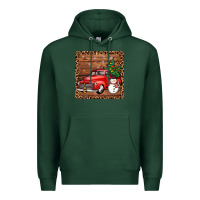 Sports Green christmas truck coaster Premium Hoodie - JahusDesignShop