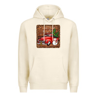 Tofu christmas truck coaster Premium Hoodie - JahusDesignShop