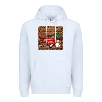 White christmas truck coaster Premium Hoodie - JahusDesignShop