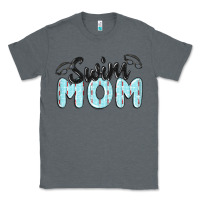 Charcoal Heather swim mom Classic Tee - MaliasSmallBusiness