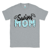 Heather Grey swim mom Classic Tee - MaliasSmallBusiness