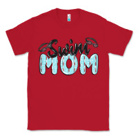 Red swim mom Classic Tee - MaliasSmallBusiness