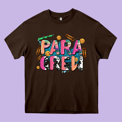 Para Crew Heavy Core Tee Designed By Adodesignshop