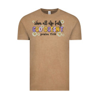 Vintage Coffee when all else fails god doesnt Vintage Tee - MaliasSmallBusiness