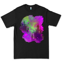 Black castle halloween patch Premium Tee - BundleAndBundleShop