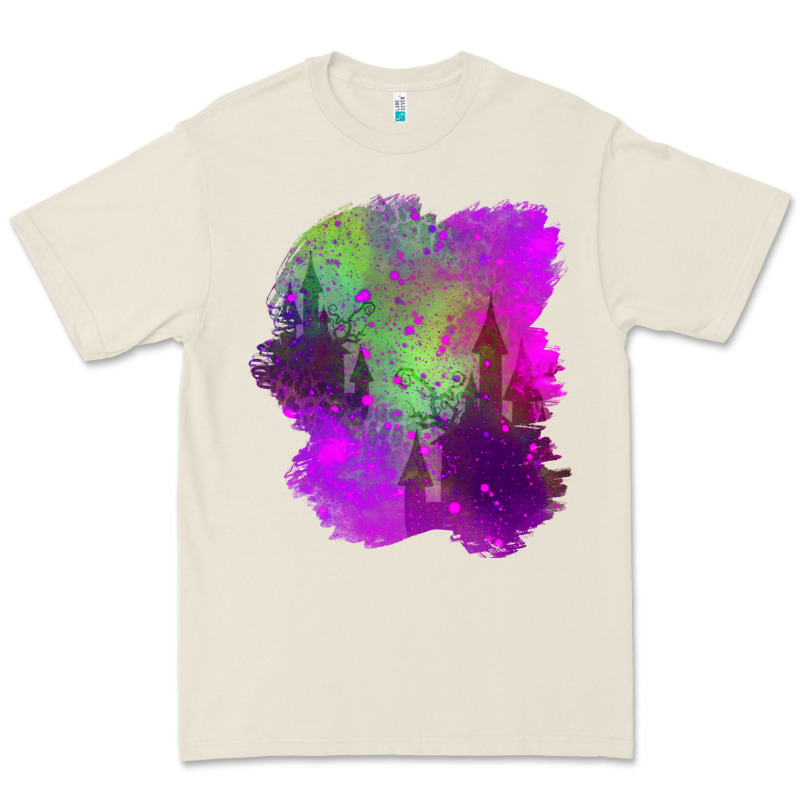 Castle Halloween Patch Premium Tee by BundleAndBundleShop | Teevron