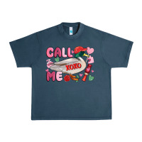 Midnight Navy call me valentine mallard duck Urban Heavy Tee - MaliasSmallBusiness