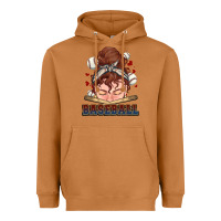 Meerkat Messy bun Baseball Heavyweight Hoodie - HowdyJamesFarm