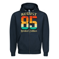 Navy August 85 Limited Edition Zipper Hoodie - Bettercallsaul