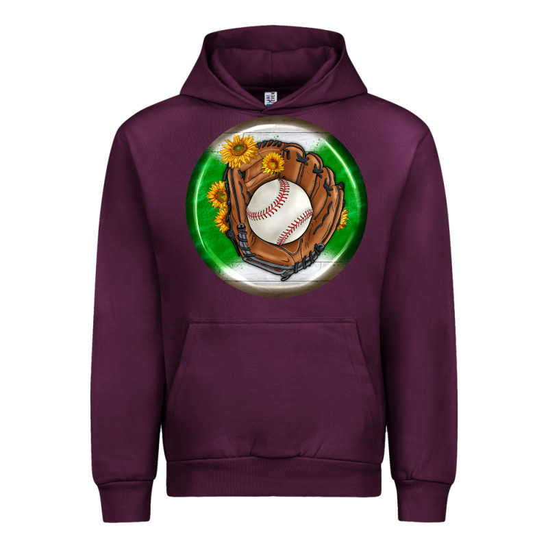 Baseball With Sunflower Round Earrings Urban Hoodie by BundleAndBundleShop | Teevron
