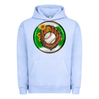 Pigment Grape Ice baseball with sunflower round earrings Urban Hoodie - BundleAndBundleShop