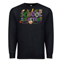 Black school secretary mardi gras Premium Sweatshirt - CowGirlArtShop