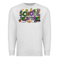 Oatmeal Heather school secretary mardi gras Premium Sweatshirt - CowGirlArtShop