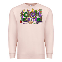 Pale Pink school secretary mardi gras Premium Sweatshirt - CowGirlArtShop