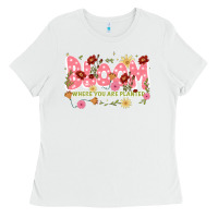 White bloom where you are planted Ladies Tee - JahusDesignShop