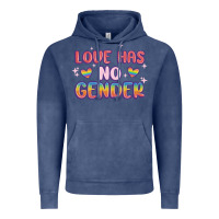 Vintage Denim love no gender Vintage Hoodie - MaliasSmallBusiness