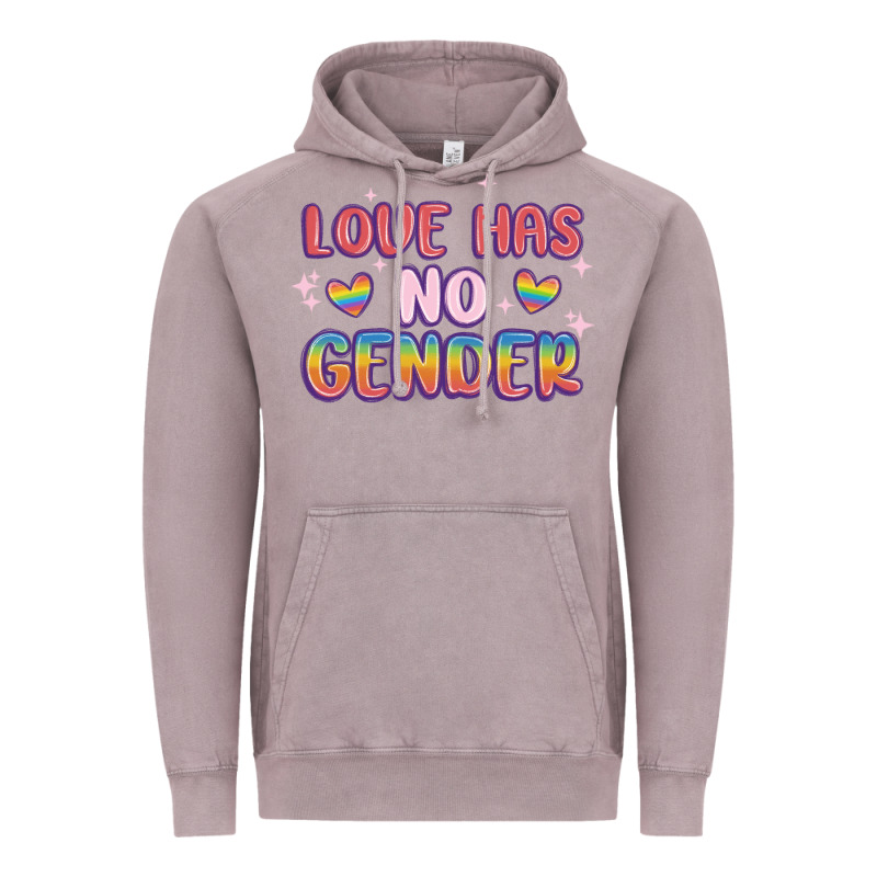 Love No Gender Vintage Hoodie by MaliasSmallBusiness | Teevron
