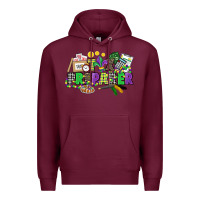 Burgundy tax preparer mardi gras Premium Hoodie - CowGirlArtShop
