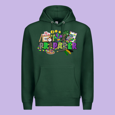 Tax Preparer Mardi Gras Premium Hoodie Designed By Cowgirlartshop
