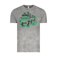Cloud Rock st patricks day shamrock typography Vintage Tee - MaliasSmallBusiness