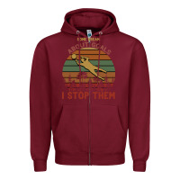 Burgundy Some Dream About Goals I Stop Them Zipper Hoodie - Bettercallsaul