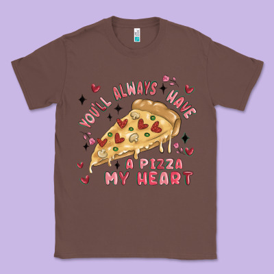 You'll Always Have A Pizza My Heart Classic Tee Designed By Maliassmallbusiness