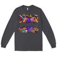 Smoke halloween nurse pumpkin custom name Long Sleeve Tee - NancyCooperArtShop